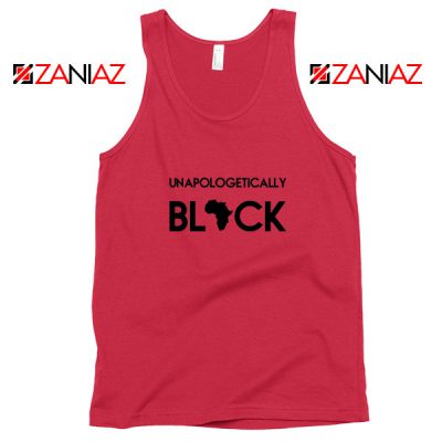 Unapologetically Black Red Tank Top