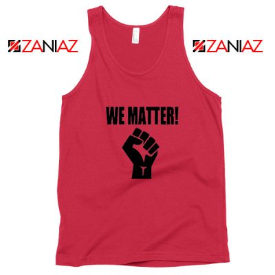 We Matter African American Red Tank Top