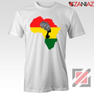African Black Women White Tshirt