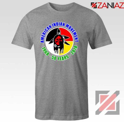 American Indian Movement Sport Grey Tshirt