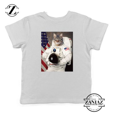 Astronaut Cat Kids Tshirt