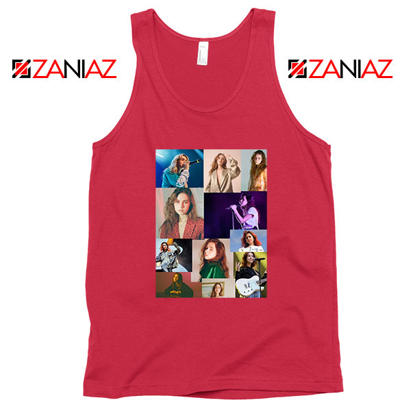 Buy Clairo Collage Red Tank Top