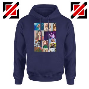 Clairo Collage Navy Blue Hoodie