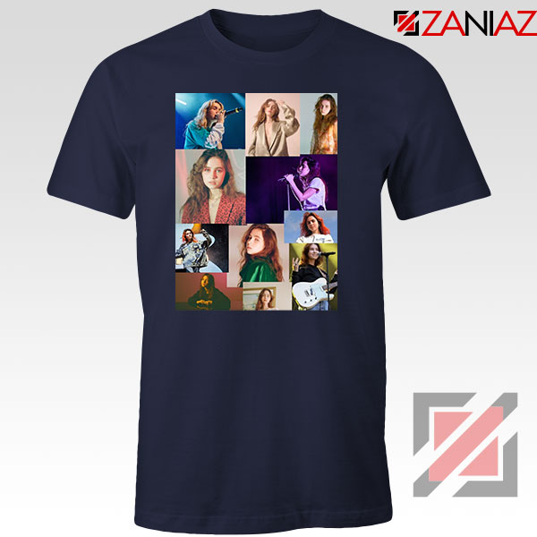 Clairo Collage Navy Blue Tshirt