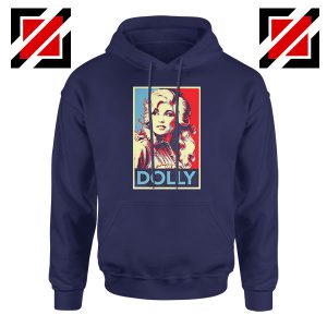 Dolly Parton Navy Blue Hoodie