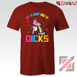 Eat A Giant Bag Of Dicks Red Tshirt