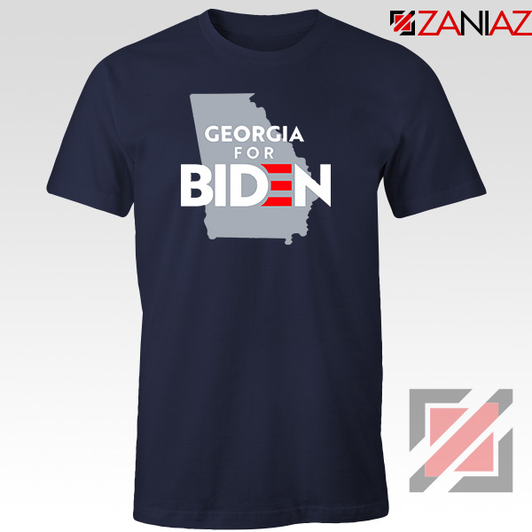 Georgia for Joe Biden Navy Blue Tshirt