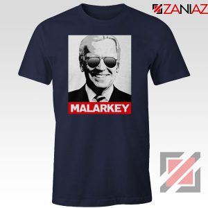 Joe Biden Malarkey Navy Blue Tshirt