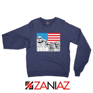 Mount Rushmore Trump Navy Blue Sweatshirt