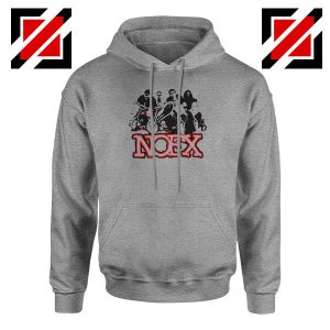 NOFX Rock Bands Sport Grey Hoodie