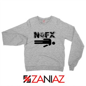 Nofx Band People Facemash Sport Grey Sweatshirt