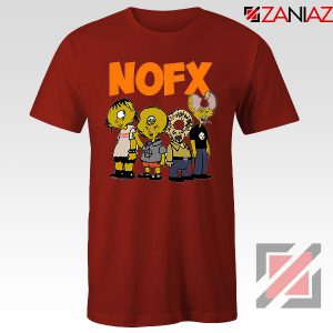 Nofx Scare Cartoon Red Tshirt