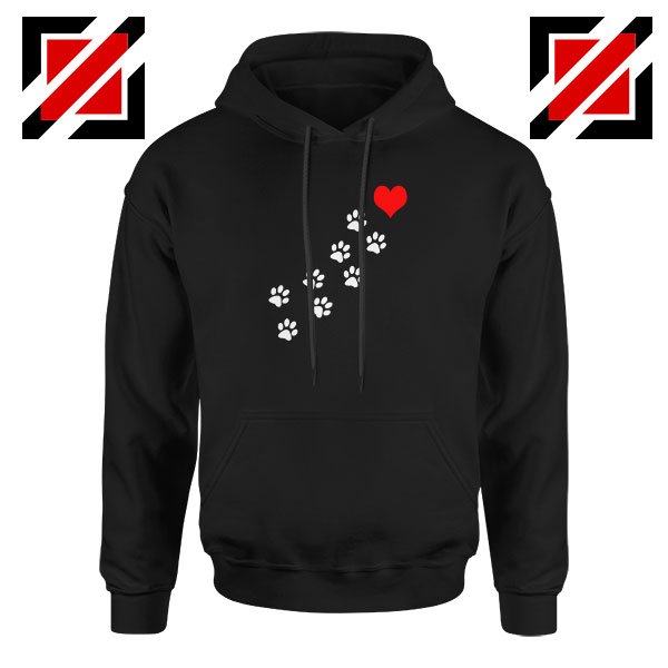 Paws Dogs Heart Hoodie