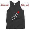 Paws Dogs Heart Tank Top