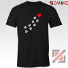 Paws Dogs Heart Tshirt