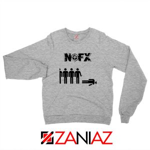Punk Nofx Band Sport Grey Sweatshirt