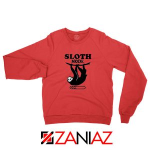 Sloth Mode Red Sweatshirt