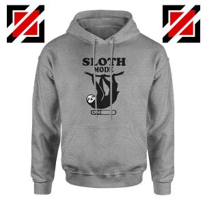 Sloth Mode Sport Grey Hoodie