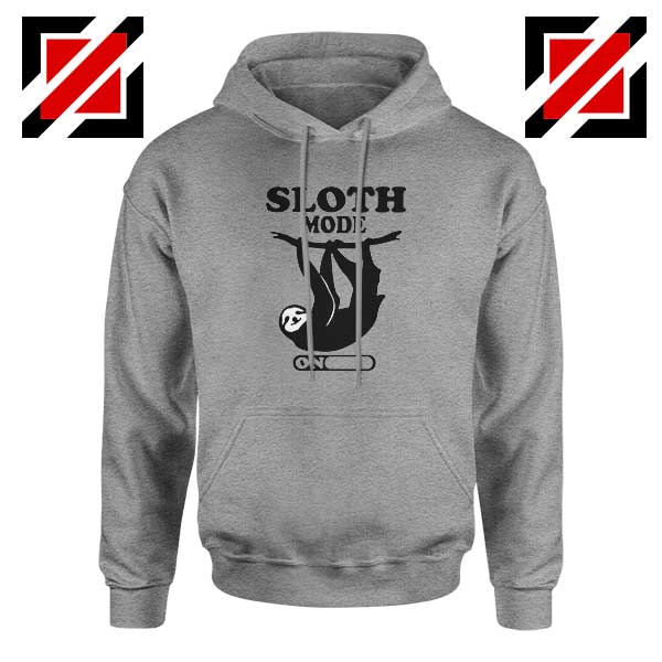 Sloth Mode Sport Grey Hoodie