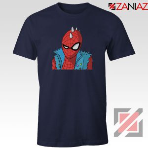 Spider Punk Navy Blue Tshirt