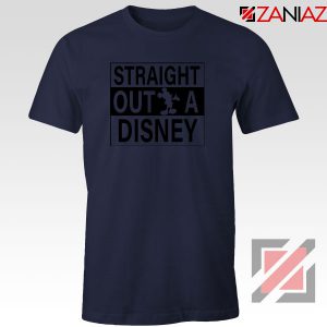 Straight Outta Disney Navy Blue Tshirt