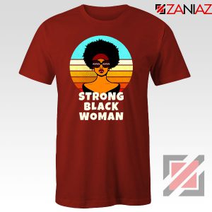 Strong Black Woman Red Tshirt