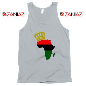 The African Flag Continent Sport Grey Tank Top