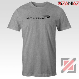 British Airways Logo Sport Grey Tshirt