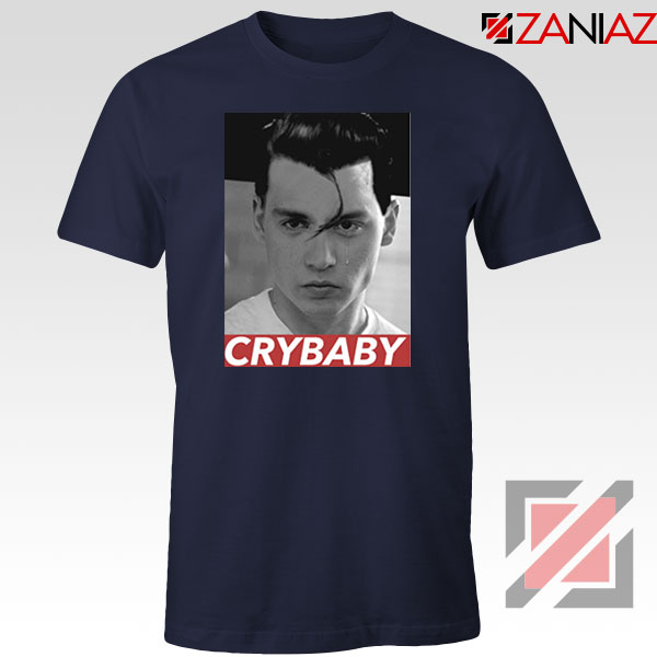 Cry Baby Johnny Depp Navy Blue Tshirt