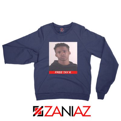 Free Tay K Navy Blue Sweatshirt