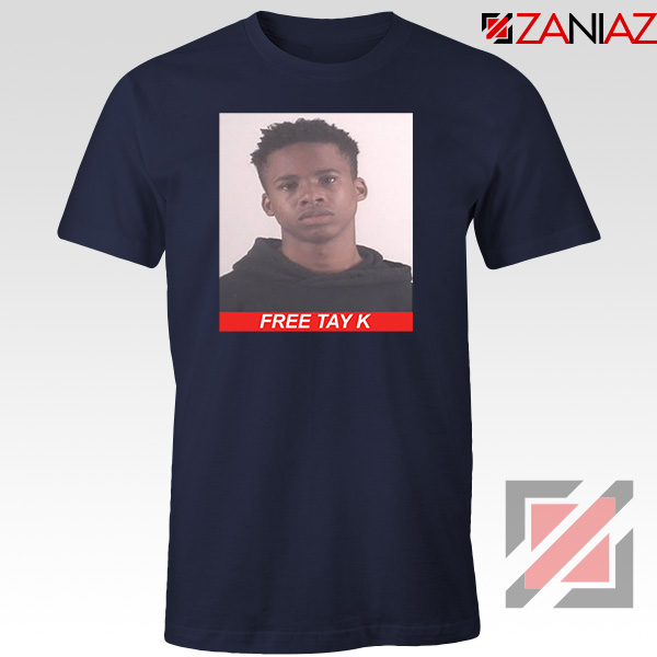 Free Tay K Navy Blue Tshirt