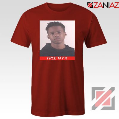 Free Tay K Red Tshirt