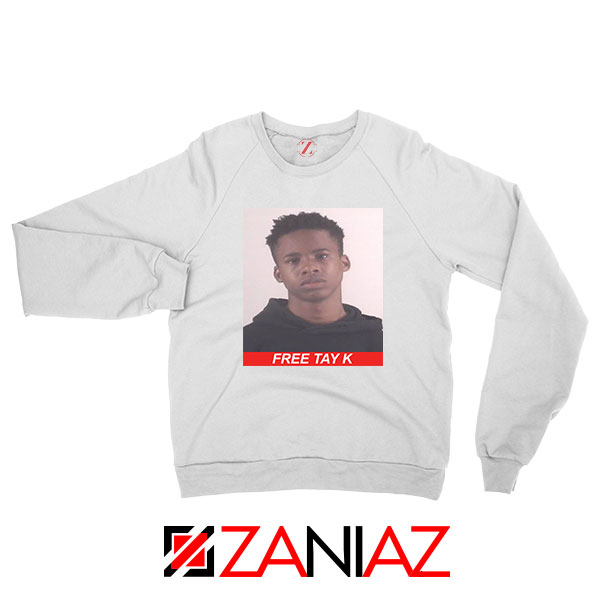 Free Tay K White Sweatshirt
