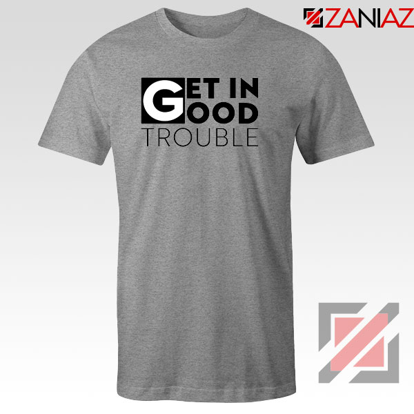 Get in Trouble Sport Grey Tshirt