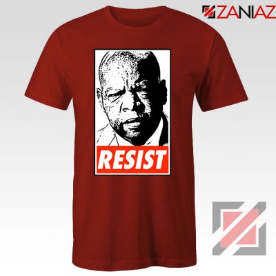 John Lewis Resist Red Tshirt