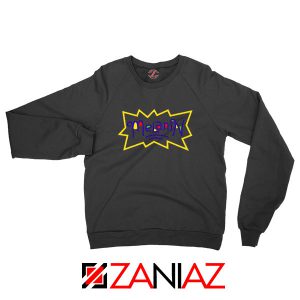 Melanin Rugrats Logo Black Sweatshirt
