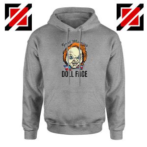 Morning Doll Face Sport Grey Hoodie