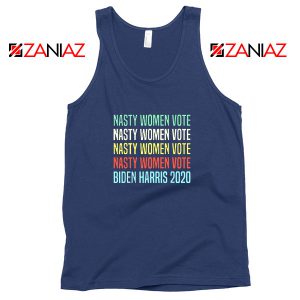 Nasty Women Vote Navy Blue Tank Top