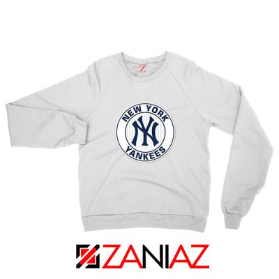 New York Yankees White Round Sweatshirt