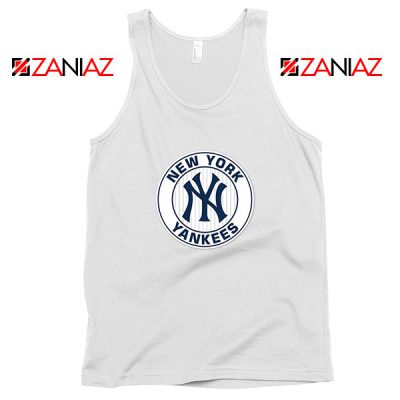 New York Yankees White Round Tank Top
