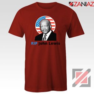 RIP John Lewis Red Tshirt