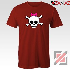 Skull Crossbones Red Tshirt