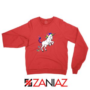 Unicorn Cupcakes Red Sweatshirt