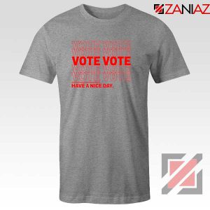 Vote Graphic Sport Grey Tshirt