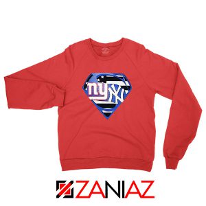 Yankees Superman Red Sweatshirt