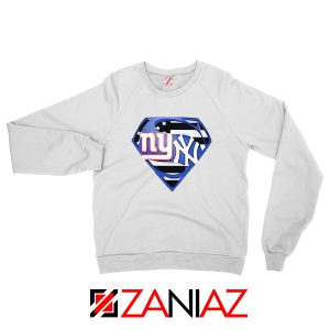 Yankees Superman White Sweatshirt