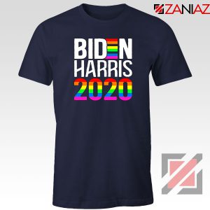 Biden Haris 2020 Rainbow Navy Blue Tshirt