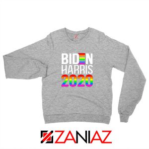 Biden Haris 2020 Rainbow Sport Grey Sweatshirt