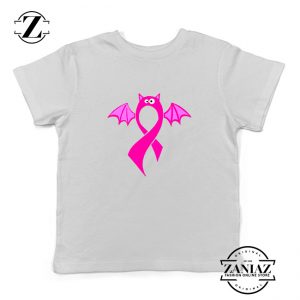 Breast Cancer Awareness Kids White Tshirt