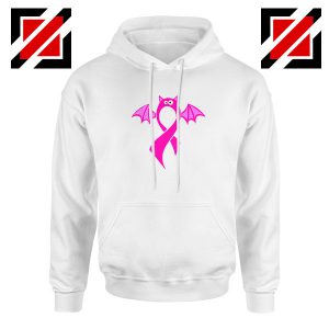 Breast Cancer Awareness White Hoodie